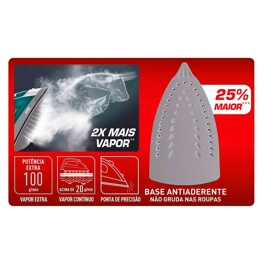 Ferro de Passar a Vapor ARNO/FV1920B3 Vapor 1200w - 5