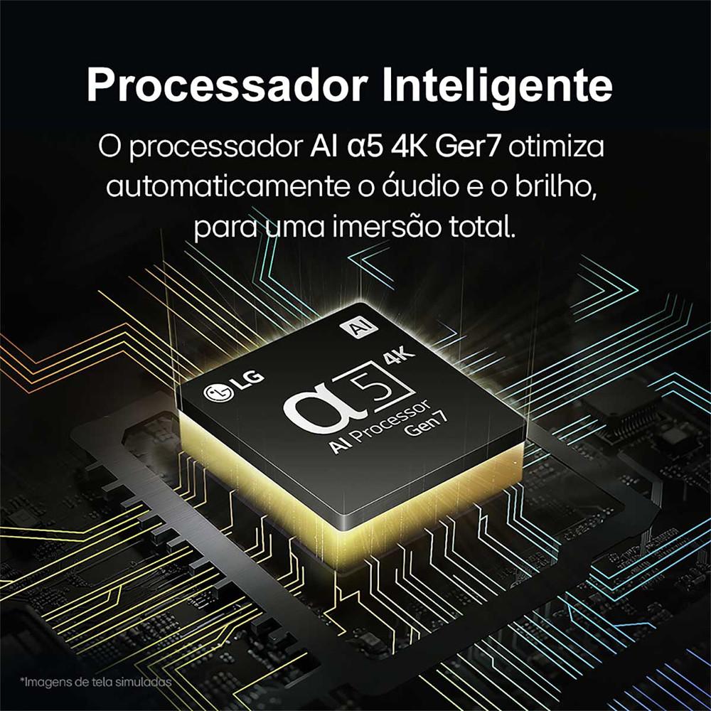 Smart TV LG 55 Polegadas 4K QNED AI ThinQ 55QNED80T - 7