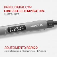 Prancha Alisadora P-25 Space Shine 50W Grafite Bivolt Mondial - 5