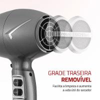 Secador de Cabelos SC-20 Space Shine Mondial 2000W Grafite - 6