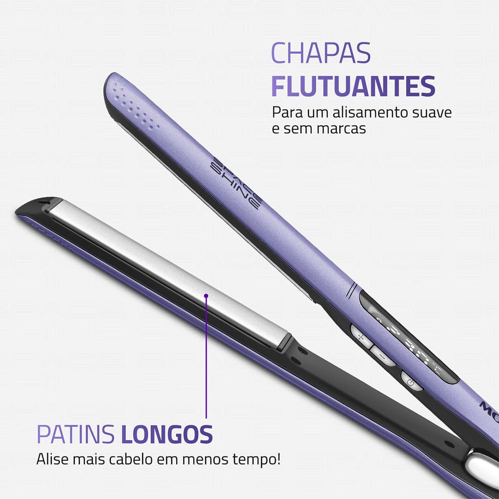 Prancha Alisadora P-26 Space Shine 50W Lilás Bivolt Mondial - 2