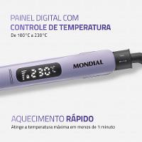 Prancha Alisadora P-26 Space Shine 50W Lilás Bivolt Mondial