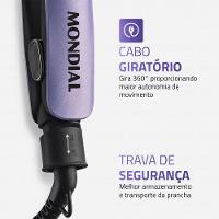 Prancha Alisadora P-26 Space Shine 50W Lilás Bivolt Mondial - 5