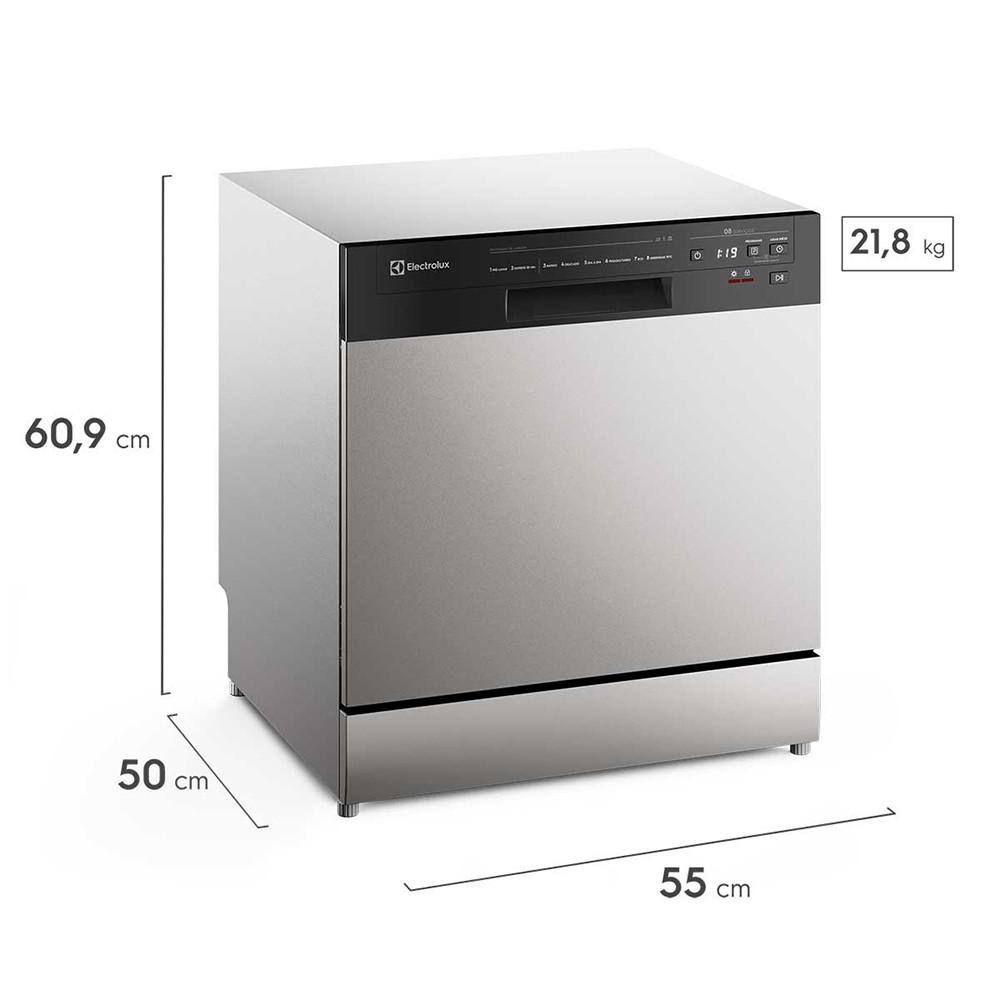 Lava-Louça Electrolux 8 Serviços com Programa Lava e Seca 50 min LS08E - 2