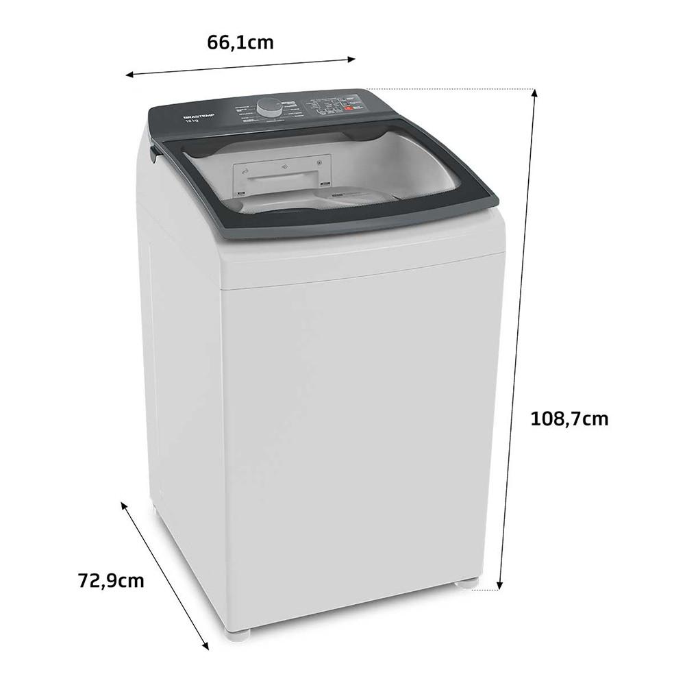 Máquina de Lavar Brastemp 18Kg com Ciclo Tira Manchas Advanced e Ciclo Antibolinha BWF18AB - 4