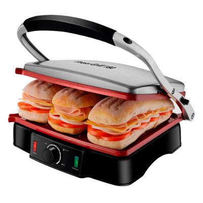 Grill e Sanduicheira Premium PG-02 Preto/Inox 1800W S-07 Mondial