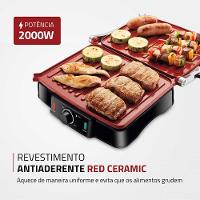 Grill e Sanduicheira Premium PG-02 Preto/Inox 1800W S-07 Mondial - 5
