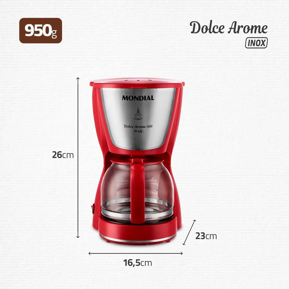 Cafeteira Elétrica C-35 18X Dolce Arome Mondial - 7