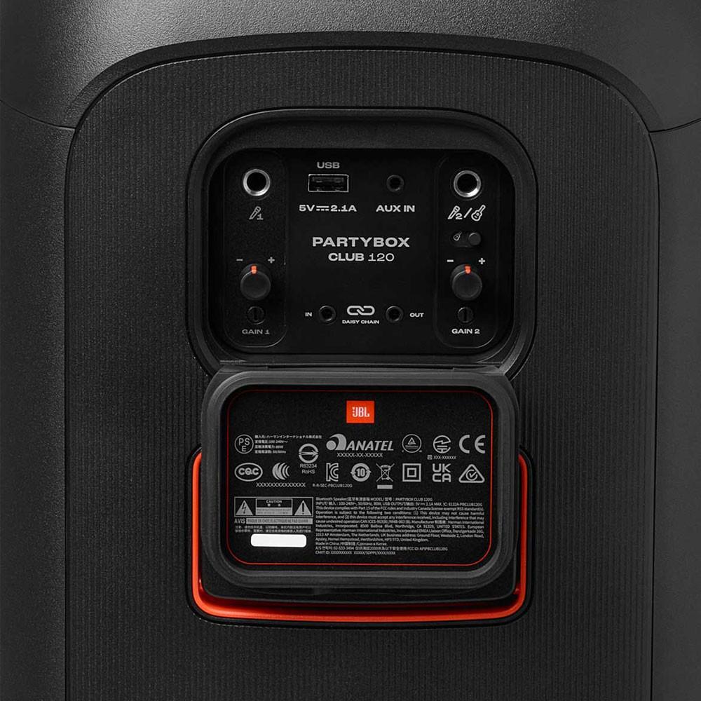 Caixa de Som Bluetooth JBL Party Box Club 120 IPX4 160W - 9