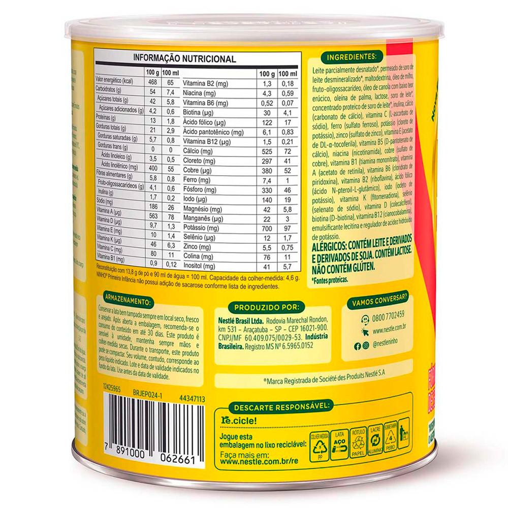 Composto Lácteo em Pó Ninho Fases 1 800g - 3