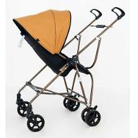 Carrinho de Bebê Passeio Galzerano Capri de 6 Meses até 15kg Preto e Caramelo - 2