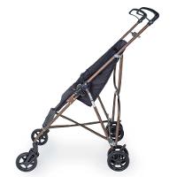 Carrinho de Bebê Passeio Galzerano Capri de 6 Meses até 15kg Preto e Caramelo - 3