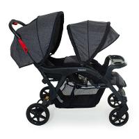 Carrinho Bebê Gemeos Doppio Galzerano Grafite - 1