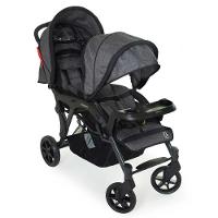 Carrinho Bebê Gemeos Doppio Galzerano Grafite - 2