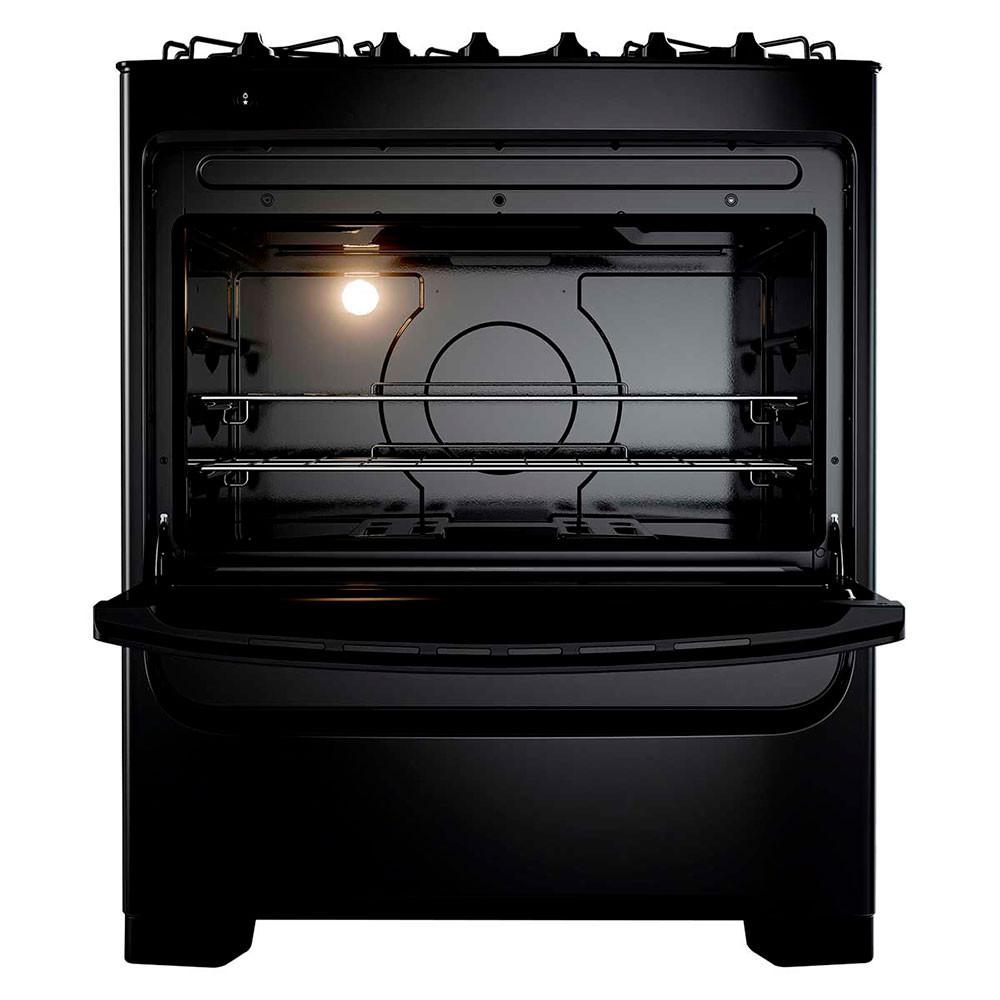 Fogão Consul 5 Bocas CFS5VBE Preto com Mesa de Vidro - 2