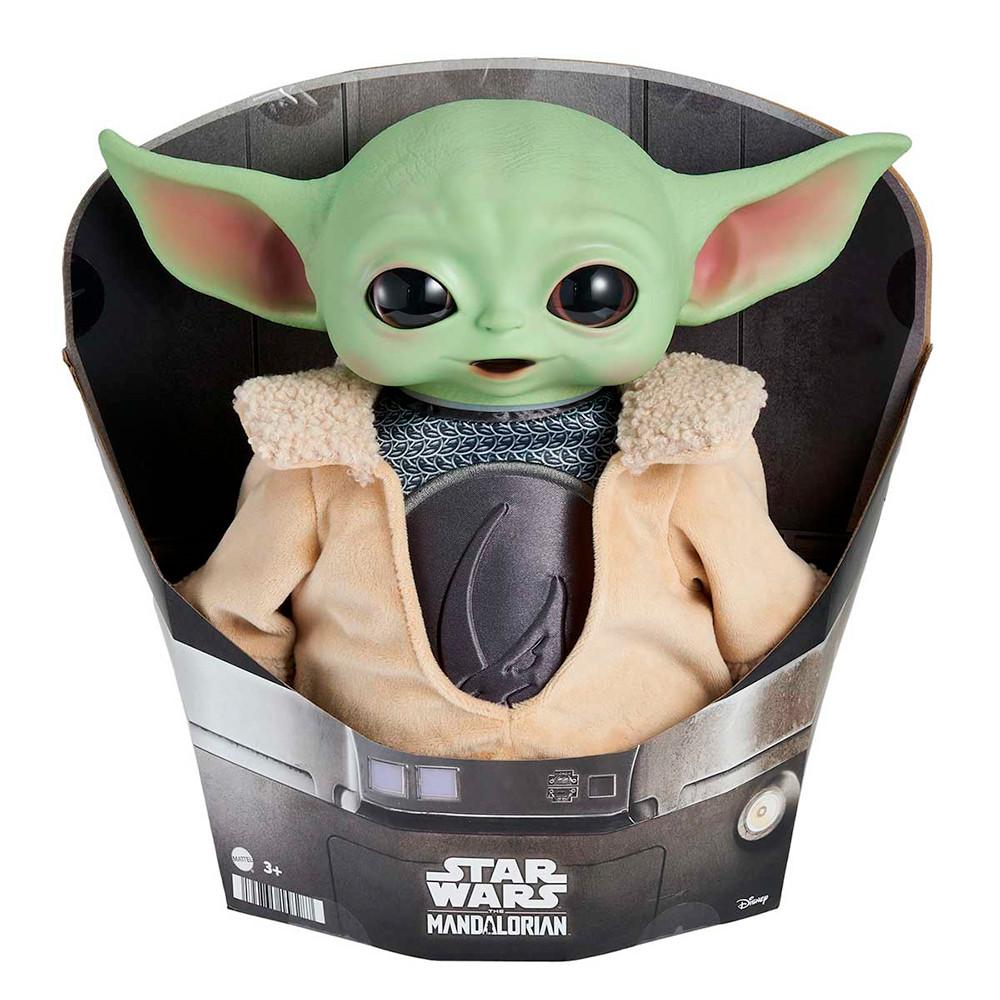 Pelúcia Grogu Star Wars com Armadura Beskar Mattel - 3