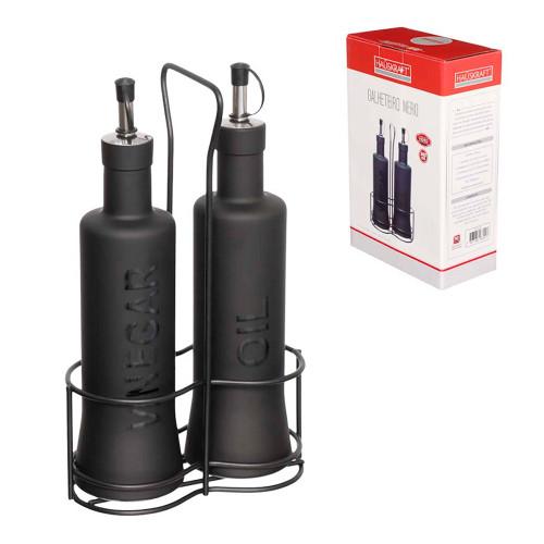 Kit Galheteiro de Vidro com Suporte Nero 3 Peças Hauskraft - 1