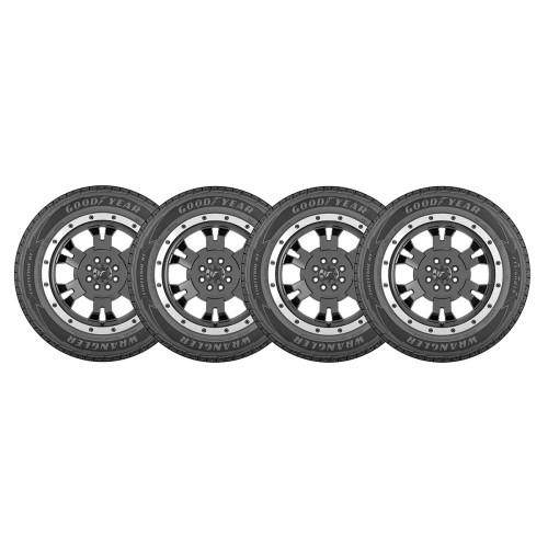 Kit 4 Pneus Wrangler Fortitude Ht 265 60R18 HT 110H SL Goodyear - 1