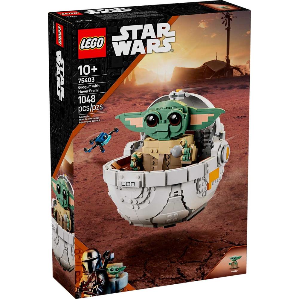 Grogu com Berço Voador Star Wars 1048 Peças 75403 Lego - 3