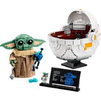 Grogu com Berço Voador Star Wars 1048 Peças 75403 Lego - 2