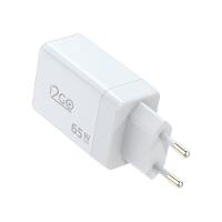Carregador de Parede Ultra Rápido Power Delivery com 1 Saída USB-C 65W + 1 Saída USB-C 20W + 1 Saída USB-A 18W I2GO PRO - 3