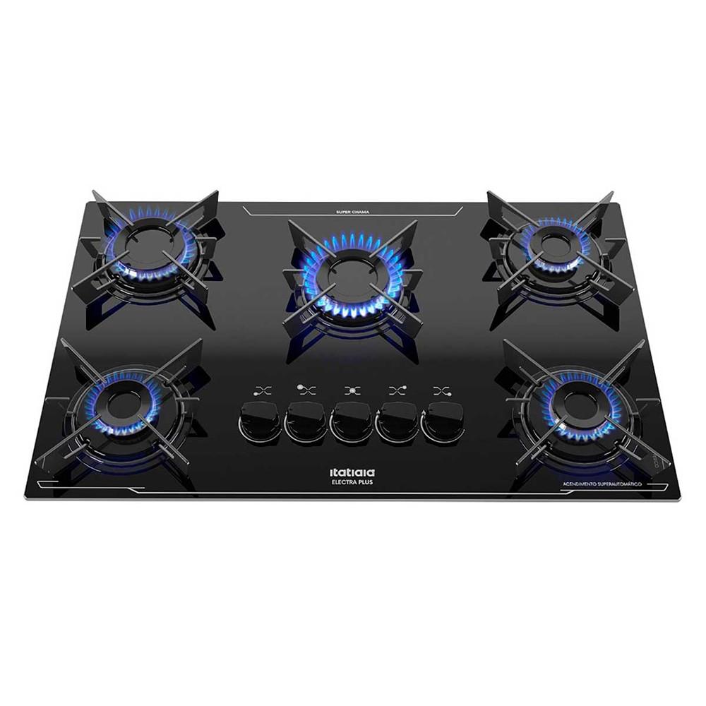 Cooktop 5 Bocas Electra Plus Mesa de Vidro Itatiaia - 2