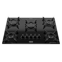 Cooktop 5 Bocas Electra Plus Mesa de Vidro Itatiaia - 1