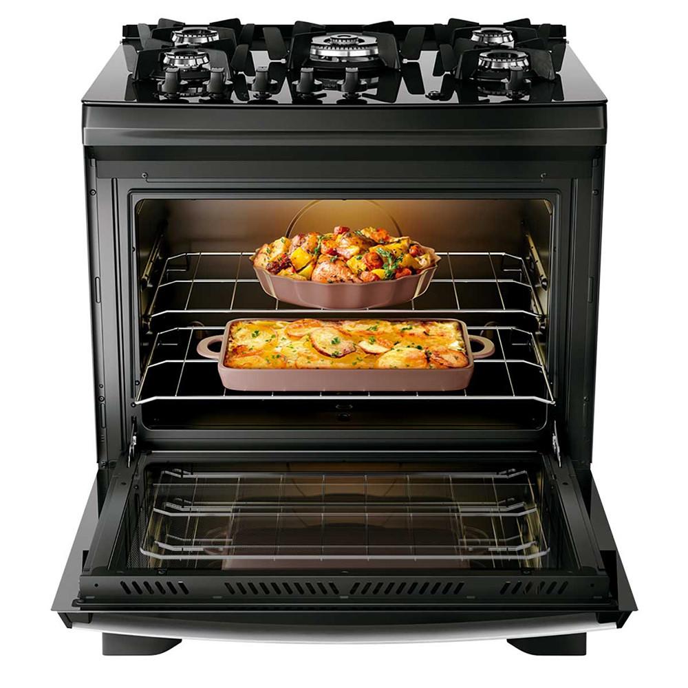 Fogão 5 Bocas com Mesa de Vidro e Tripla Chama Dako Supreme Glass - 7