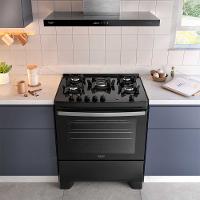 Fogão 5 Bocas com Mesa de Vidro e Tripla Chama Dako Supreme Glass - 3