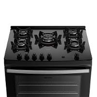 Fogão 5 Bocas com Mesa de Vidro e Tripla Chama Dako Supreme Glass - 6