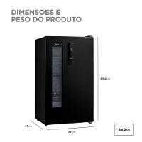Cervejeira Frost Free 82L Midea com Painel Touch MDRX150FGGDX - 7