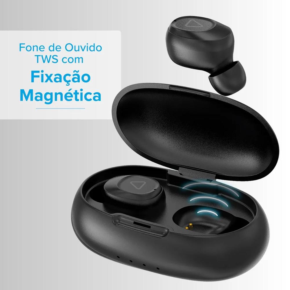 Fone de Ouvido Bluetooth Sem Fio TWS Air Buds 200 i2GO Com Estojo de Carregamento i2GO Plus - 7