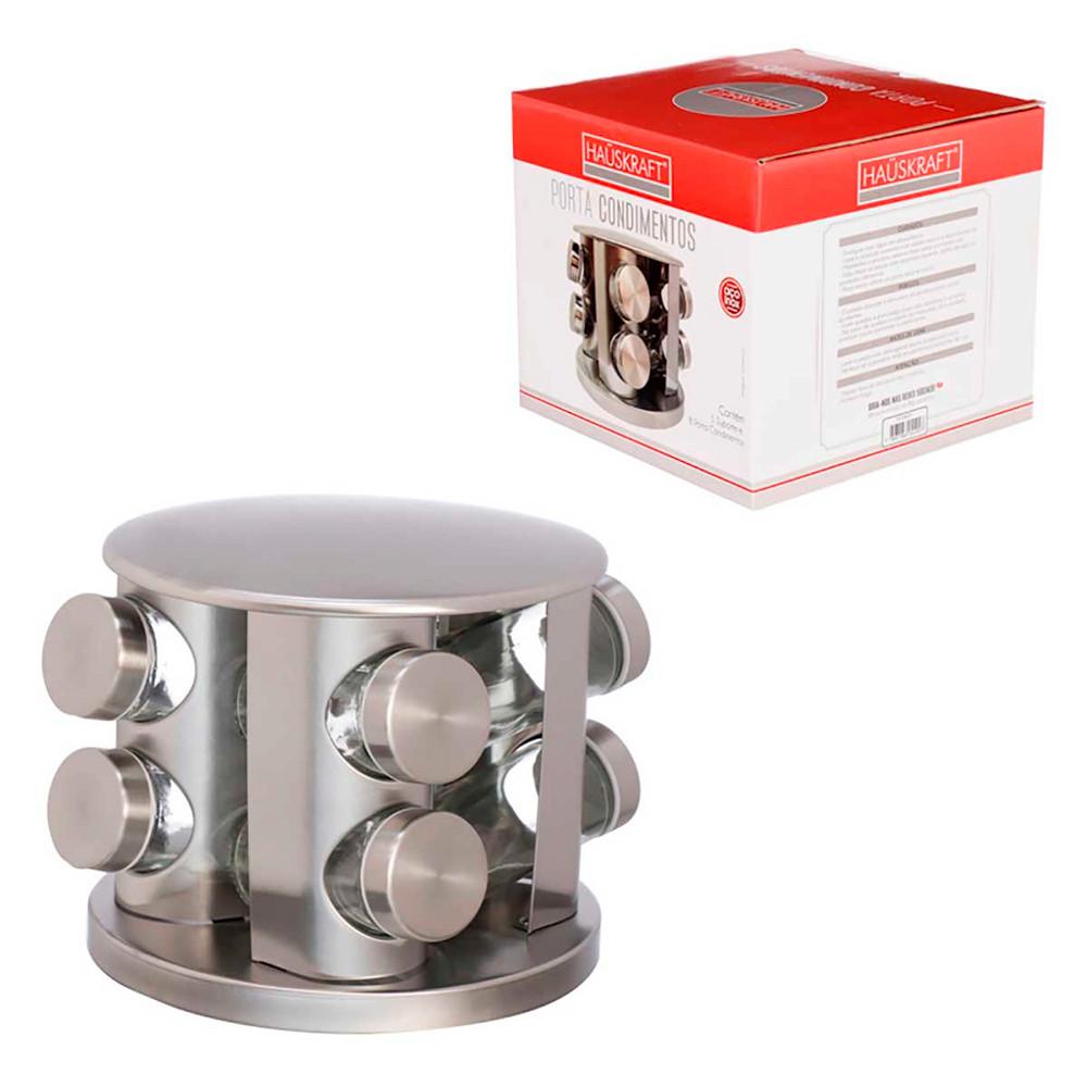Porta Condimentos com Suporte 8 Peças Hauskraft - 2