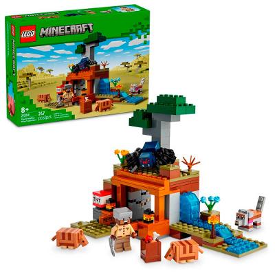 LEGO Minecraft A Expedição na Mina do Tatu 247 Peças 21269