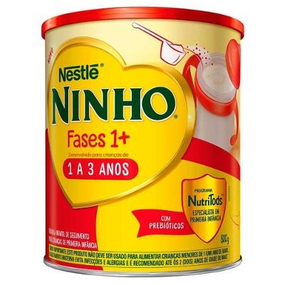 Composto Lácteo em Pó Ninho Fases 1 800g com 6 unidades
