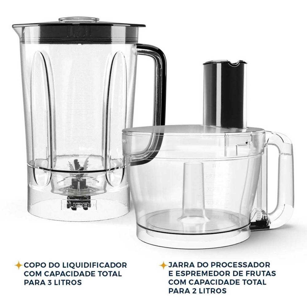 Multiprocessador Britânia 5 em 1 BMP2000 1300W 2 Velocidades - 9