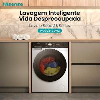 Lava e Seca WD3S1143BW 11kg com 11 Programas de Lavagem Steam Wi-Fi WD3S11 Hisense - 7