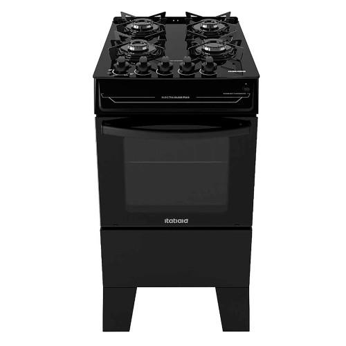 Fogão 4 Bocas Electra Glass Plus Mesa de Vidro Itatiaia - 1