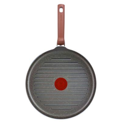 Grill Antiaderente Natural Stone Redondo 30cm Rochedo