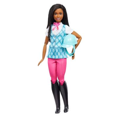 Boneca Barbie Detetive Corrida de Cavalos Brooklyn Mattel