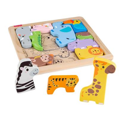 Brinquedo Amigos Animaizinhos de Madeira Fisher Price Mattel
