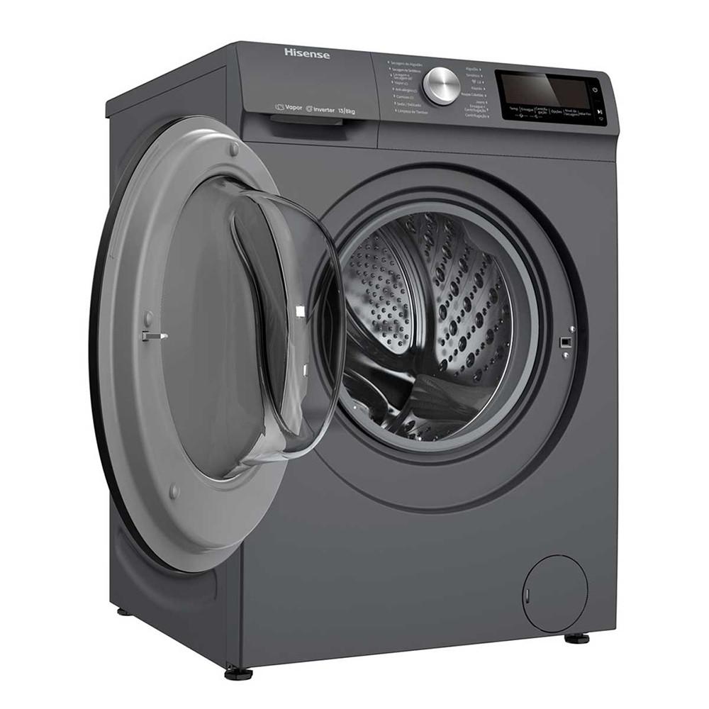 Lava e Seca WD5Q1342BT Steam com 13 Programas de Lavagem Hisense - 5
