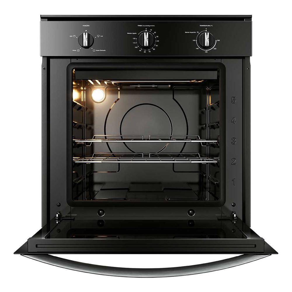 Forno de Embutir COB84BE Elétrico 84L com Timer Autodesligamento e Grill Consul - 4