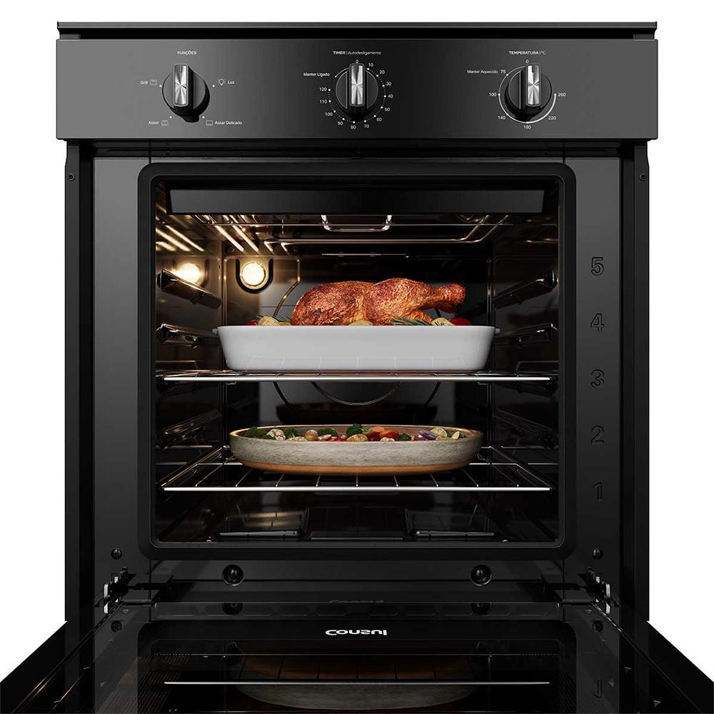 Forno de Embutir COB84BE Elétrico 84L com Timer Autodesligamento e Grill Consul - 8