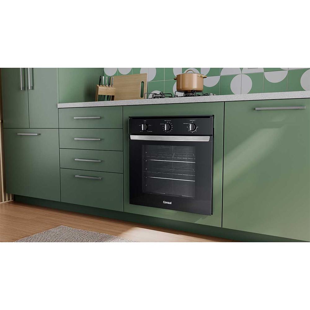 Forno de Embutir COB84BE Elétrico 84L com Timer Autodesligamento e Grill Consul - 10