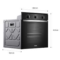 Forno de Embutir COB84BE Elétrico 84L com Timer Autodesligamento e Grill Consul - 2