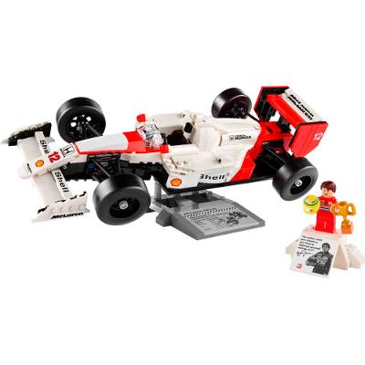 Bloco de Montar LEGO 693 Peças Icons Mclaren Mp4/4 e Ayrton Senna