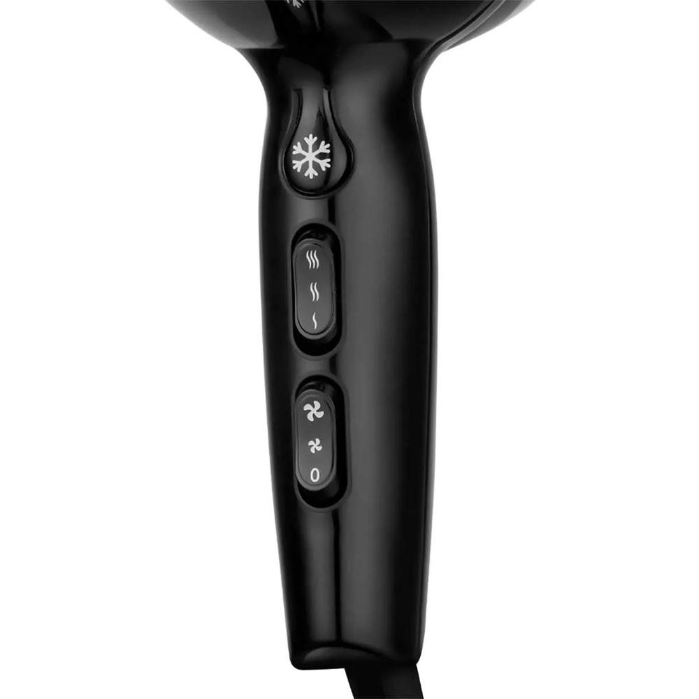 Secador de Cabelo Tourmaline Íon 2100W Preto Taiff - 6