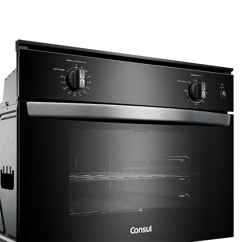 Forno de Embutir COB47BE Elétrico 47L com Timer Autodesligamento e Grill Consul - 2