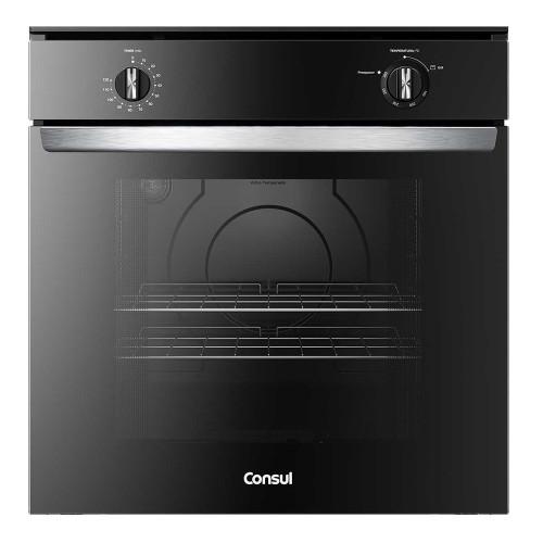 Forno de Embutir COA84CE a Gás 78L com Timer Sonoro e Grill Consul - 1